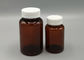 زجاجات الحيوانات الأليفة براون للصناعات الدوائية ، 250ML زجاجات الطب البلاستيك مع الأغطية