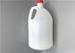 معالجة زجاجة مياه HDPE الطبية ، زجاجات المياه البلاستيكية مع غطاء المسمار الأحمر
