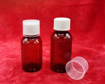 برغي كاب زجاجات PET الصيدلانية ، 69MM ارتفاع زجاجة بلاستيكية للطب