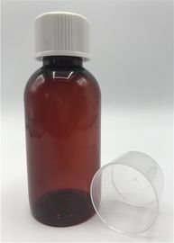 زجاجات الدواء PET 120ML قصيرة مع سمك الجدار بطانة 1 مم متوسط ​​سمك