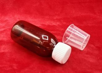 برغي كاب شراب الطب زجاجة ، العبوات الطبية 100ML زجاجات بلاستيكية