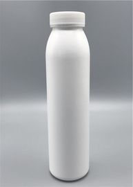 400ML HDPE جولة زجاجات بلاستيكية ، توج زجاجات الصيدلة البلاستيك الأبيض